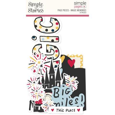 Simple Stories Simple Pages Pieces Die Cuts - Magic Memories
